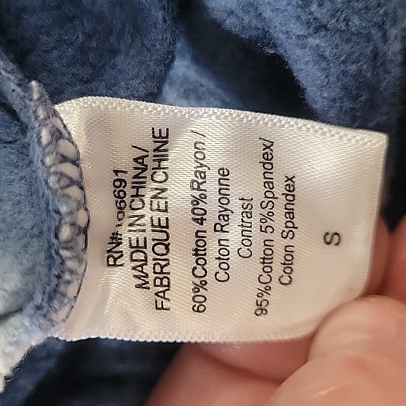 YOUNG Fabulous and Broke Boho Art Lounge Crop Tie Dye Hoodie - Women's - Picture 6 of 6